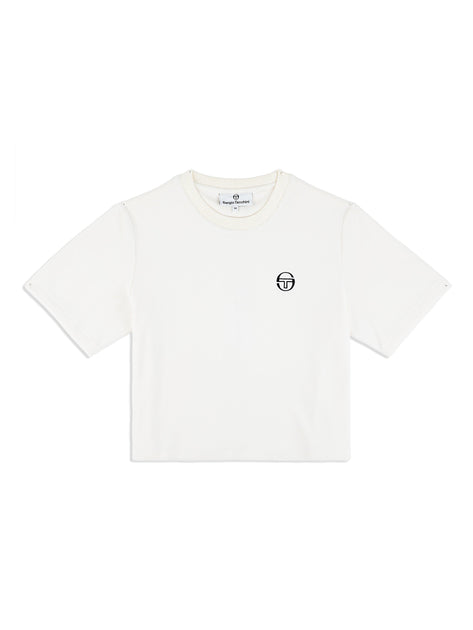 Sergio Tacchini Adele Velour T-Shirt Weiß XXL 2