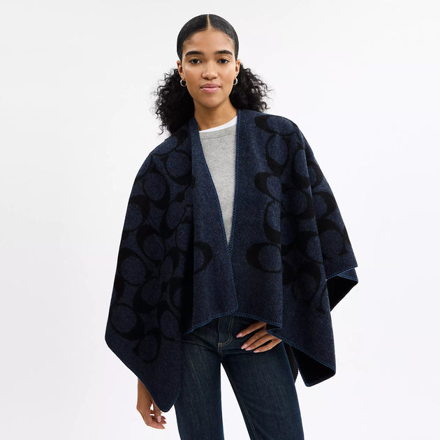 Coach Outlet Maxi Signature Cape | ShopSimon