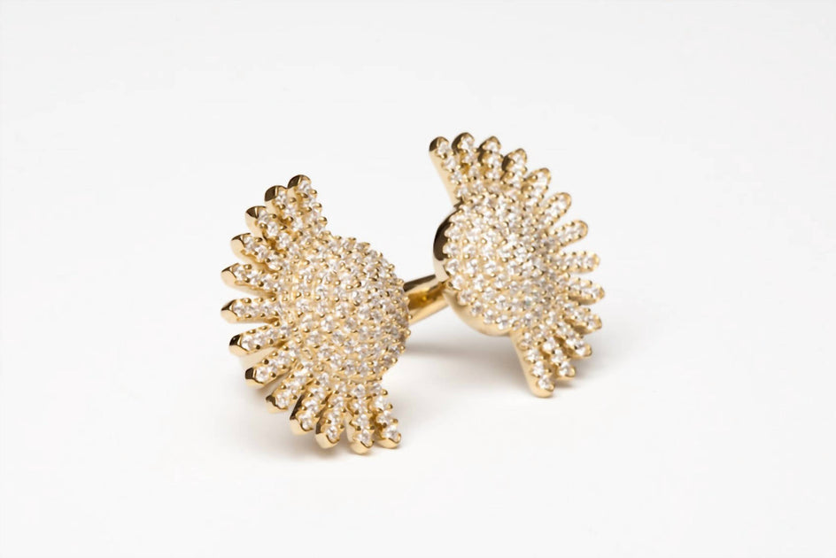 Avenue Chic Half Sunburst Cuff Ring Silver US 9 5