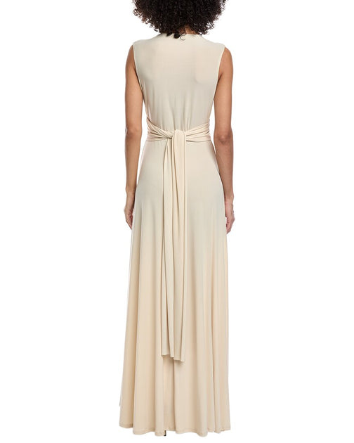 issue New York Wrap Bodice Gown Beige S 4