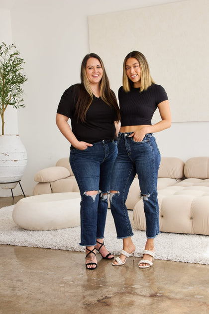 TRUEDAMES Dylan Crop Jeans Multi 3X 2