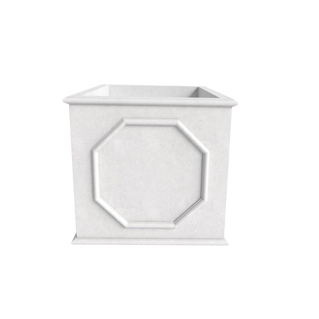 LeisureMod Sprout Series Cubic Fiber Stone Planter 8