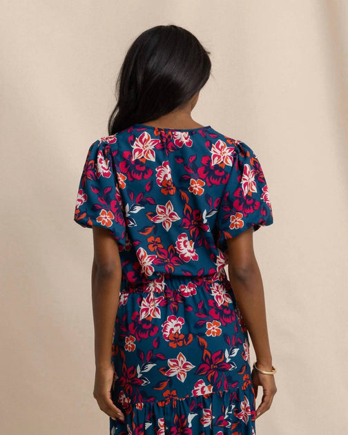 Southern Tide Tinsley Aster Bouquet Top Multi Small 3