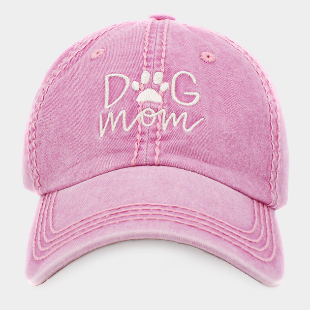 Fashnzfab Dog Mom Vintage Baseball Cap Green 3