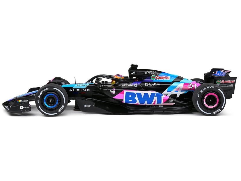 Solido 1/18 Alpine A524 #31 Esteban Ocon BWT F1 Miami GP 2024 Voiture 3