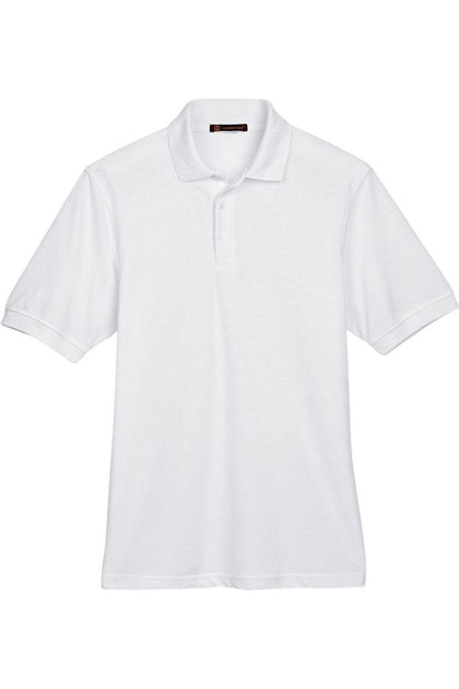 Harriton Easy Blend Polo White Medium 2