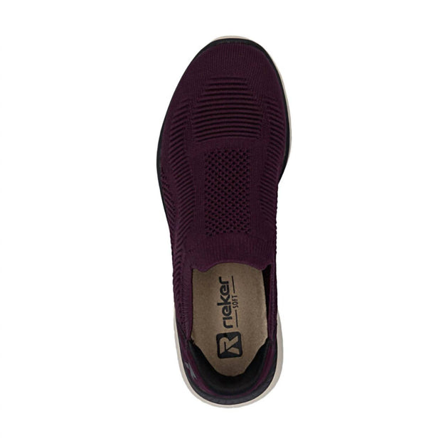 Rieker M5072 Slip-On Sneaker Purple 37 4