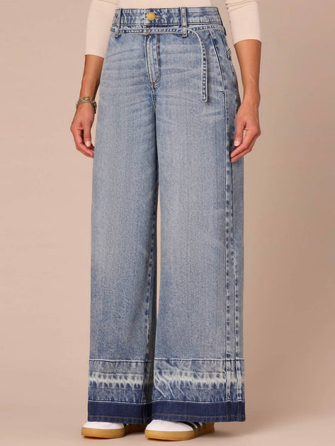  Democracy Ab Solution Ultra Skyrise Wide Leg Jeans Blue US 8 3