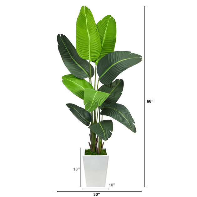 Hivvago 5.5' Reisende Palme Künstlicher Baum 5