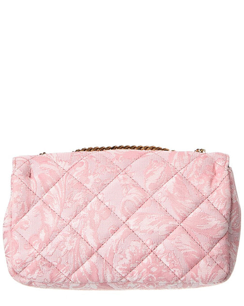 Versace Medusa Small Canvas Shoulder Bag Pink Medium 3