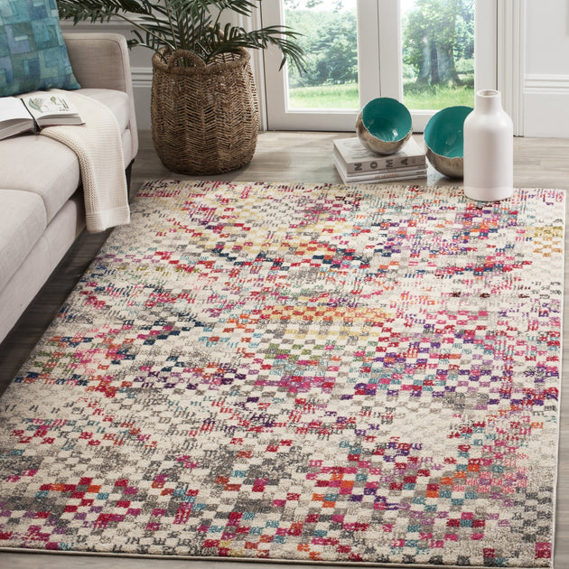 Safavieh Monaco MNC241 Area Rug Grey Multi 2