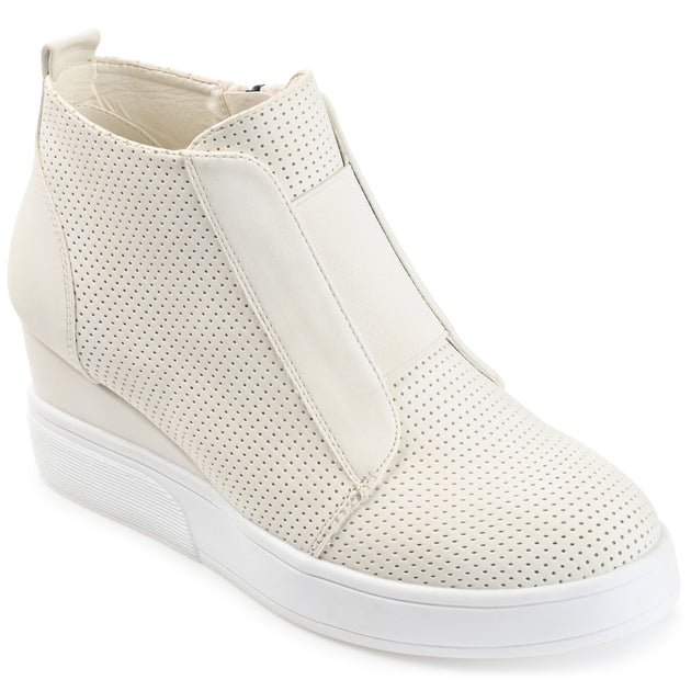 Journee Collection Clara Sneaker Wedge Blue US 10 2