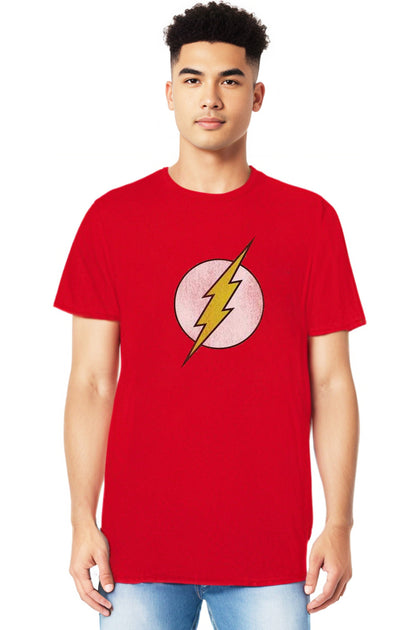Gildan DC Comics Flash Logo T-Shirt Red XXL 4
