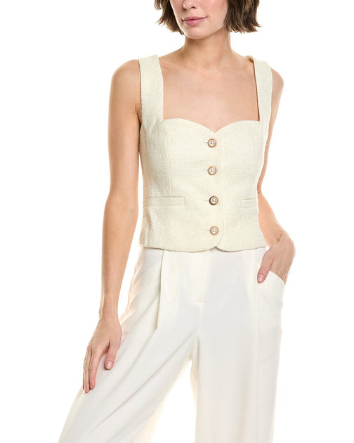 Seraphina Wool-Blend Top White Large 2