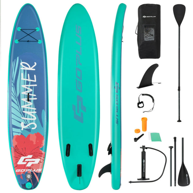 Hivvago 10 Feet Inflatable Stand Up Paddle Board Blue 2