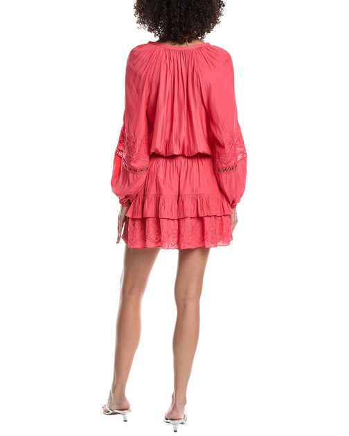Ramy Brook Sabina Midi Dress Pink Medium 3