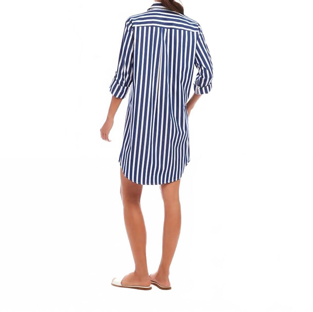 Karen Kane Roll Tab Shirt Mini Kleid 4