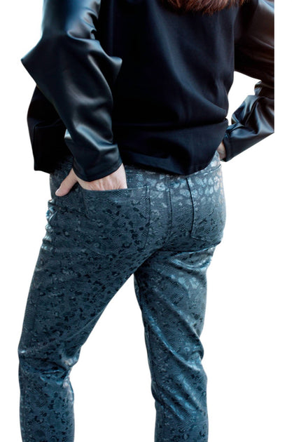 Isle Narrative Pants Blue XS 3