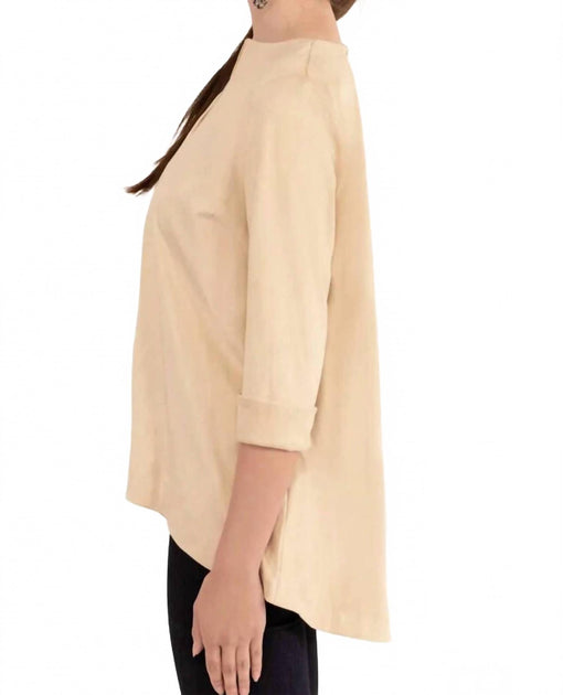 Gretchen Scott Damen Ultra Suede Swing Top 4