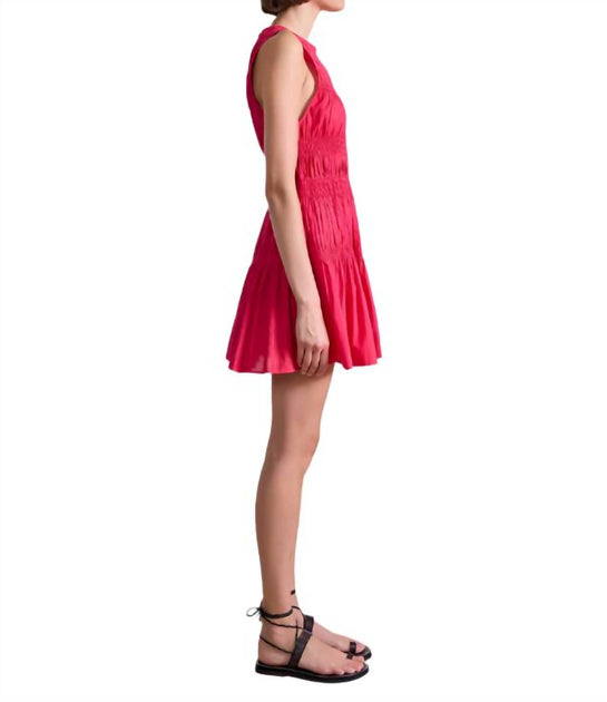APIECE APART Fabiana Mini Dress Pink Medium 4