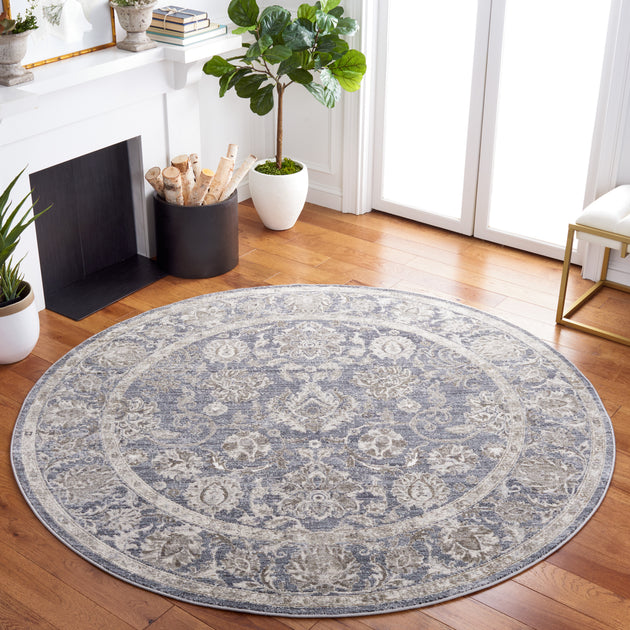 Safavieh HIS521 Area Rug Dark Grey/Ivory 4