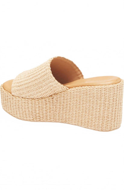 CHOCOLAT BLU Jam Platform Wedge Beige EU 41 3