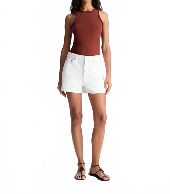 A.L.C. 110 Denim Short White 25 2