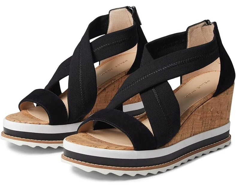 Pelle Moda Medina Sandals Black US 9 2