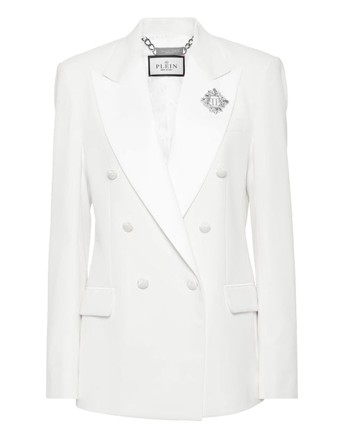Philipp Plein Dame Double-Breasted Blazer Black XSmall 2
