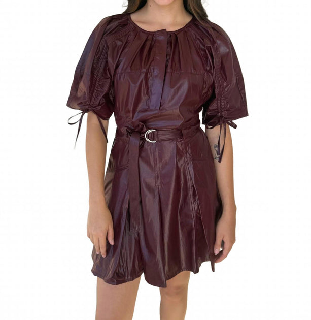 Strut & Bolt Courtney Dress Brown Medium 2
