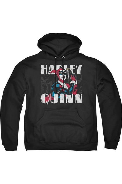 Gildan Batman Harley Bold Adult Sweat à Capuche Noir Medium 2