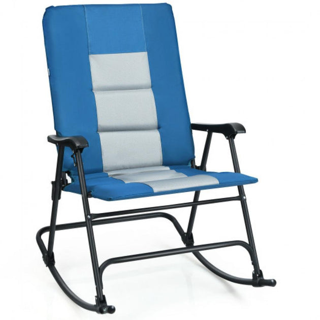 Hivvago Foldable Rocking Camping Chair Red 3