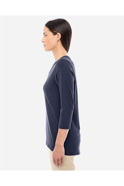 Devon & Jones Perfect Fit V-Neck Top Multi Small 4