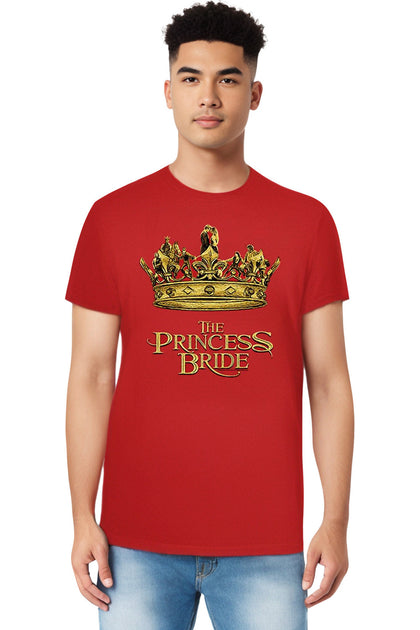 Gildan Princess Bride Crown Kurzarm T-Shirt Rot Large 4