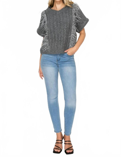 Joh Sonya Knitted Sweater Grey Small 3