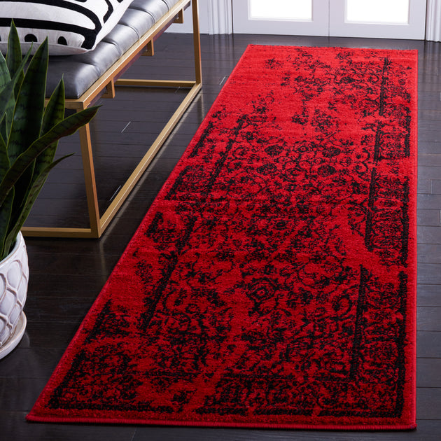 Safavieh Adirondack Machine Made Area Rug Red/Black 4