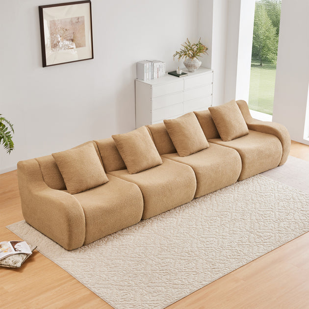 Streamdale 4-Seat Modular Sofa Camel 3