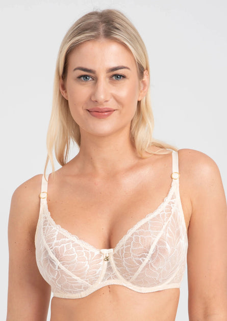 TRUEDAMES Amelia Unterbrust-Bügel-BH Weiß 34G 2