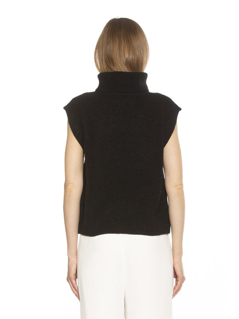 Alexia Admor Jaylani Vest Brown Small 4