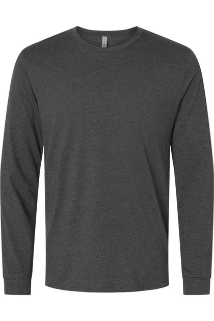 Next Level Unisex CVC Long Sleeve T-Shirt Grey XSmall 2