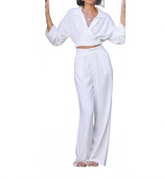 bishop + young Sorrento Linen Pant White XS 4