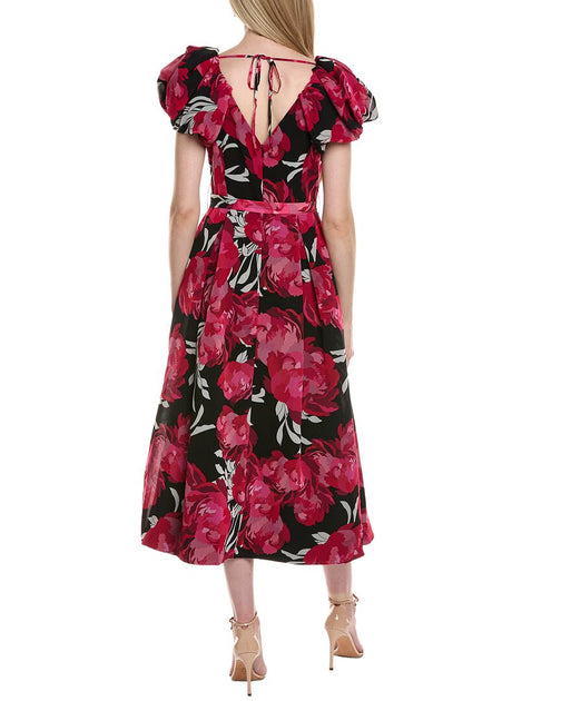 Teri Jon by Rickie Freeman Midi Dress Multi US 14 4
