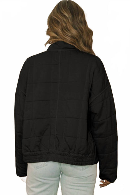 JUNIPER BLVD Steppjacke mit Reißverschluss Schwarz S 3