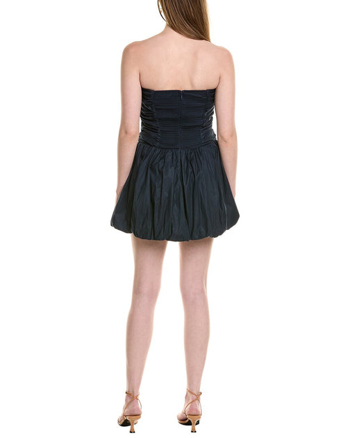 JL LUXE Ruched Mini Dress Blue US 6 3