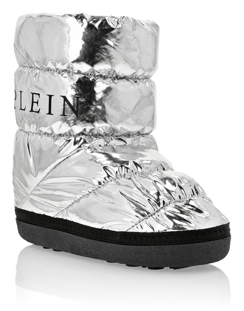 Philipp Plein Snow Boots Plein Print Black EU 33 2