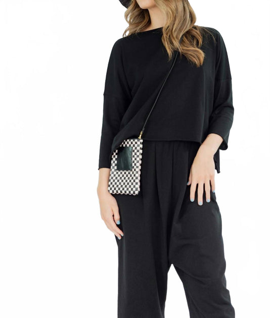 Evam Eva Cotton Pants Black US 0 3