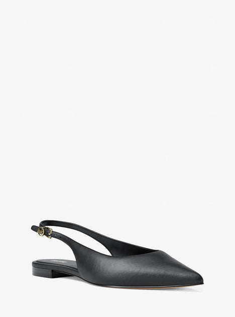 Michael Kors Amali Slingback Flat Black US 9.5 3