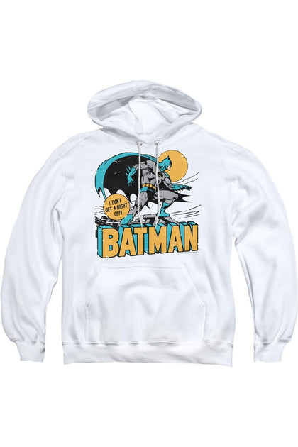 Gildan DC Comics Night Off Hoodie White Medium 2