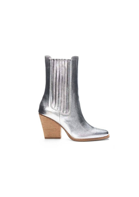 Chinese Laundry Women's Western Boot Silver US 6 2