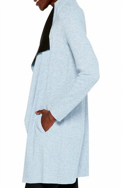Nic + Zoe Lounge Around Jacket Blue XL 4